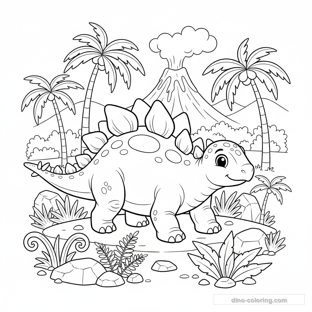 Stégosaure en Forêt #10