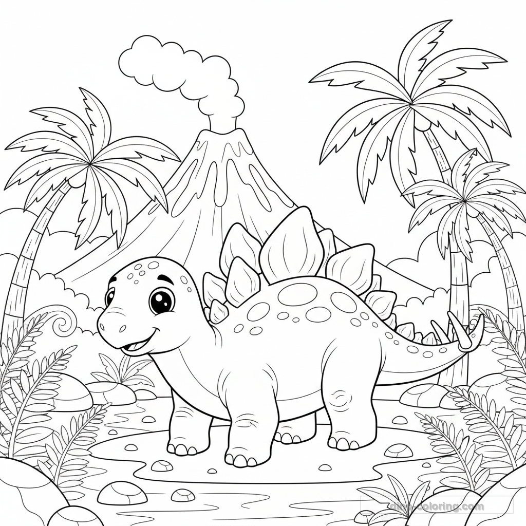 Stégosaure en Forêt #36