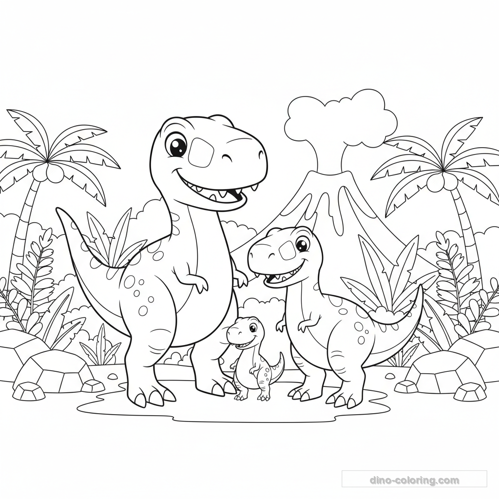 Famille T-Rex #12