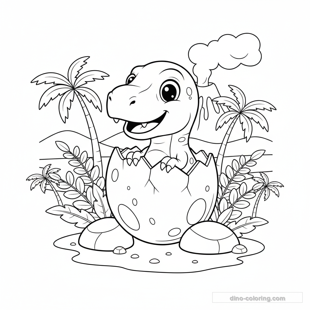 Bébé T-Rex Sortant de l'Oeuf #16