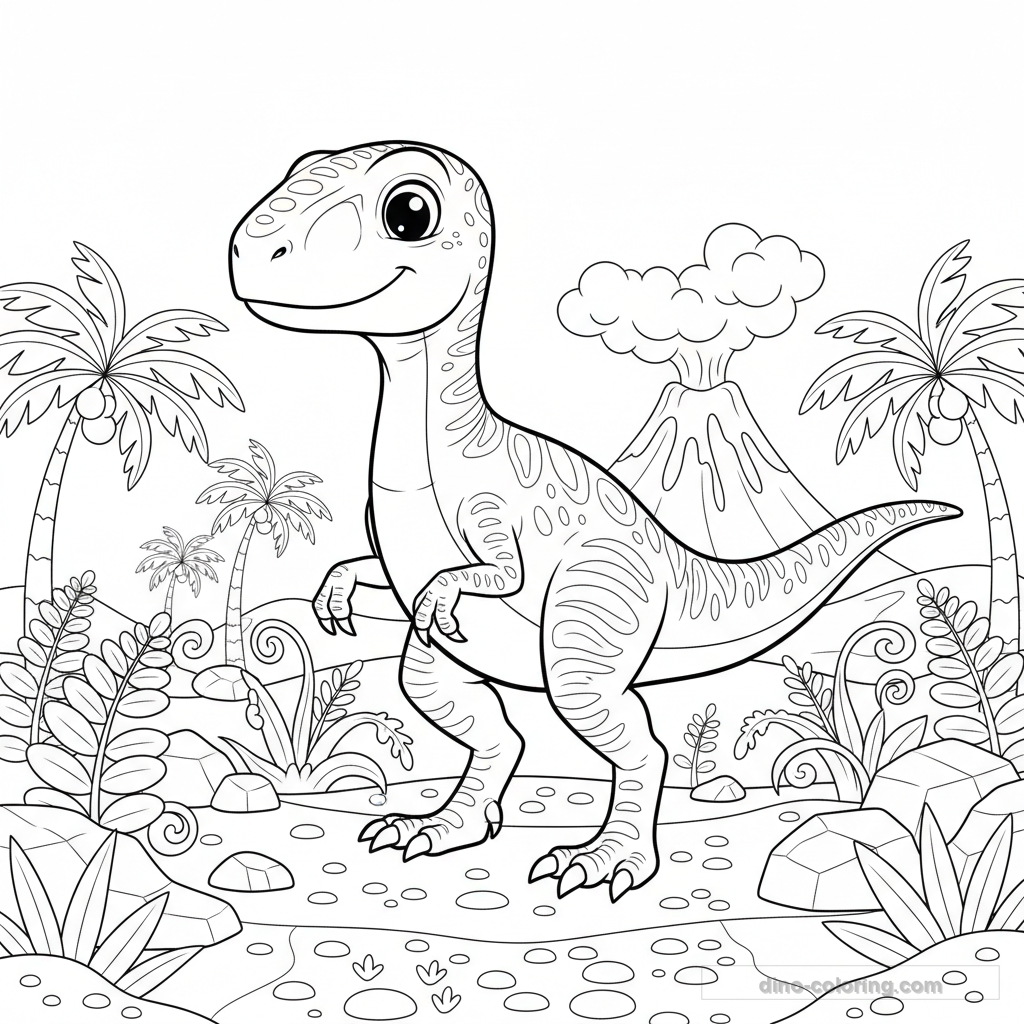 Desenho Velociraptor Pack para Colorir #19