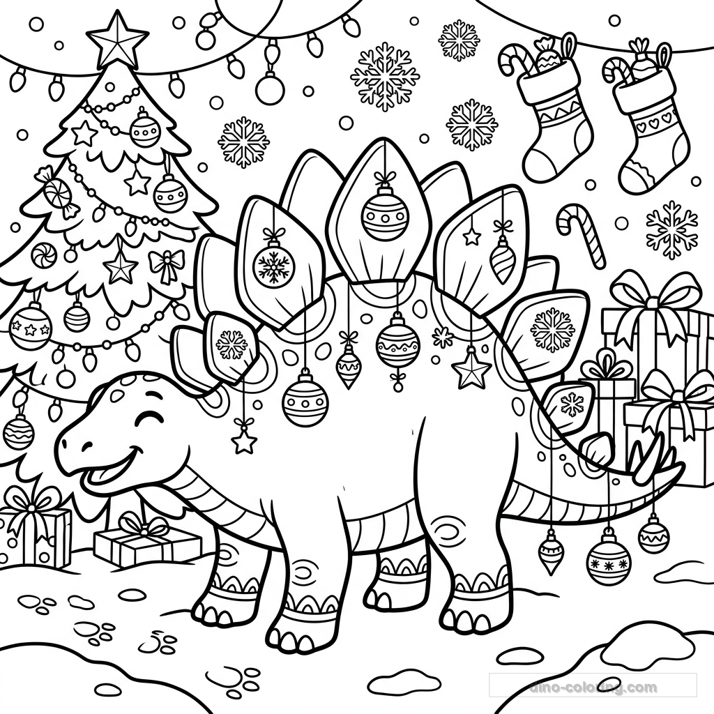 Ornament Stegosaurus #3
