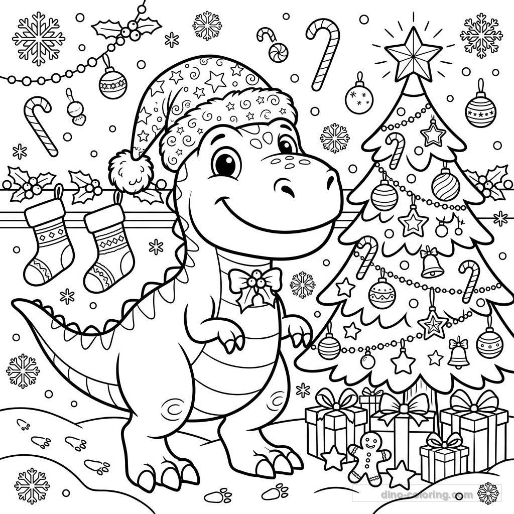 Santa Hat T-Rex #15