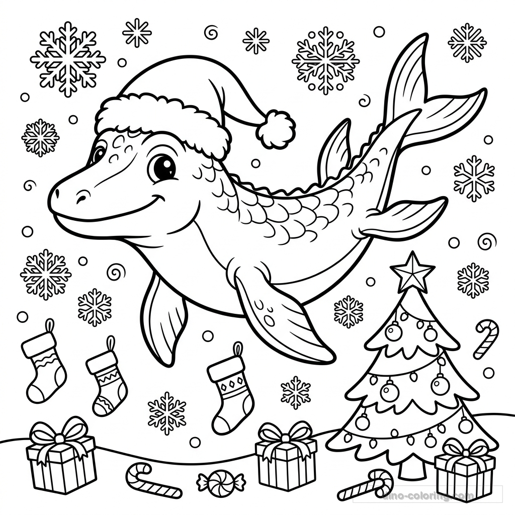 Mosasaure de Noël #4